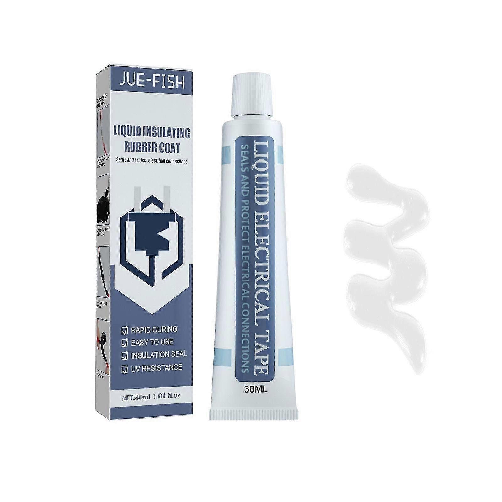 Ruban isolant liquide de 30 ml - Scellant imperméable et ignifuge pour fils et circuits imprimés