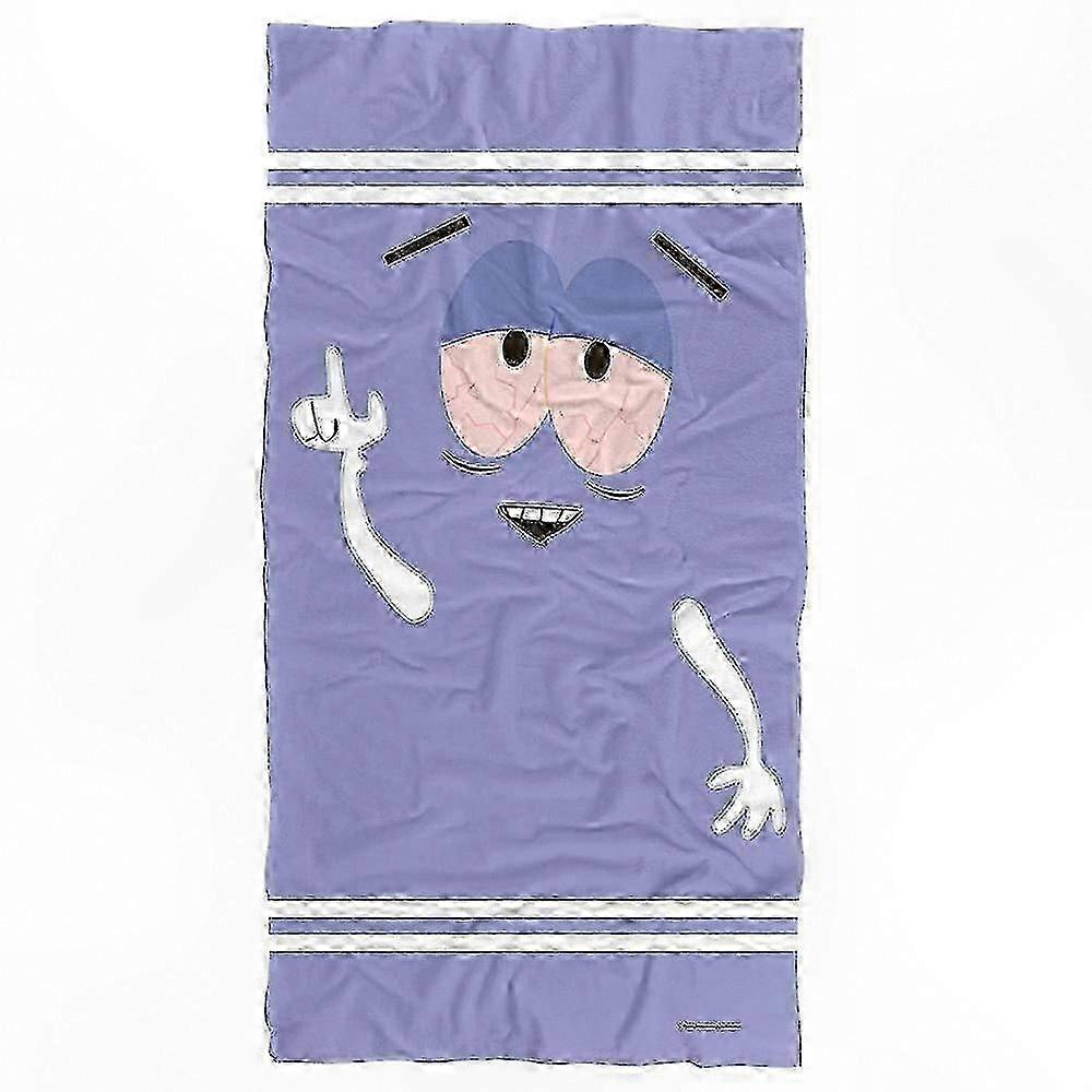 Large Beach Towel with Playful Cartoon Design, 30"x60", Soft and Absorbent for Pool, Beach, or Bath Use