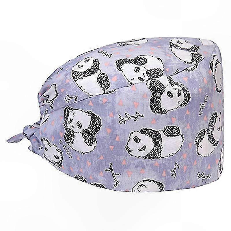 Cartoon Animal Print Surgical Cap for Nurses