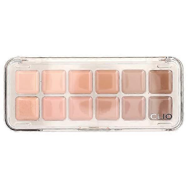 Clio, Pro Eye Palette Air, 08 Latte Senior, 1 Count
