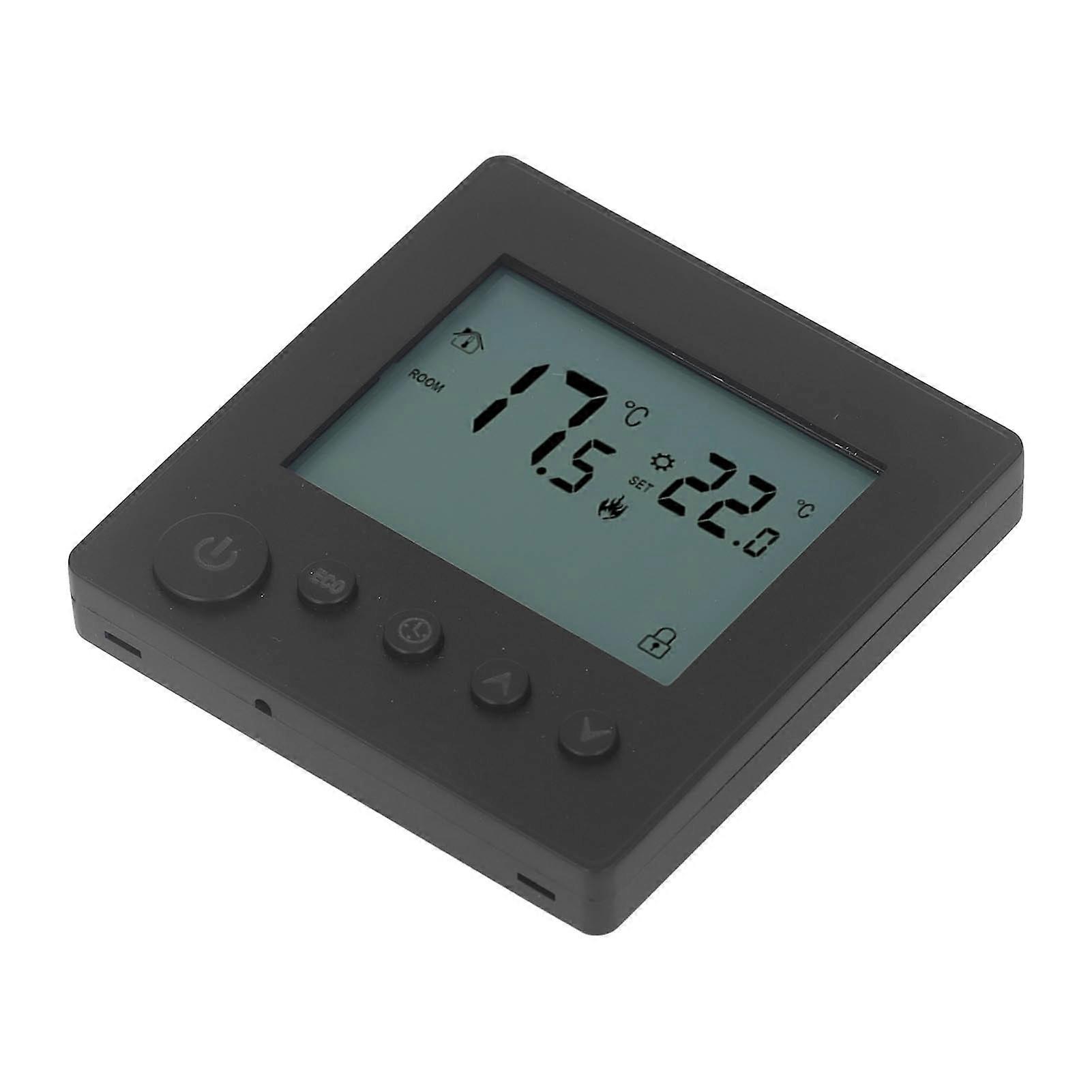 Digital Thermostat 4500W Floor Heating Controller 41x86x86mm