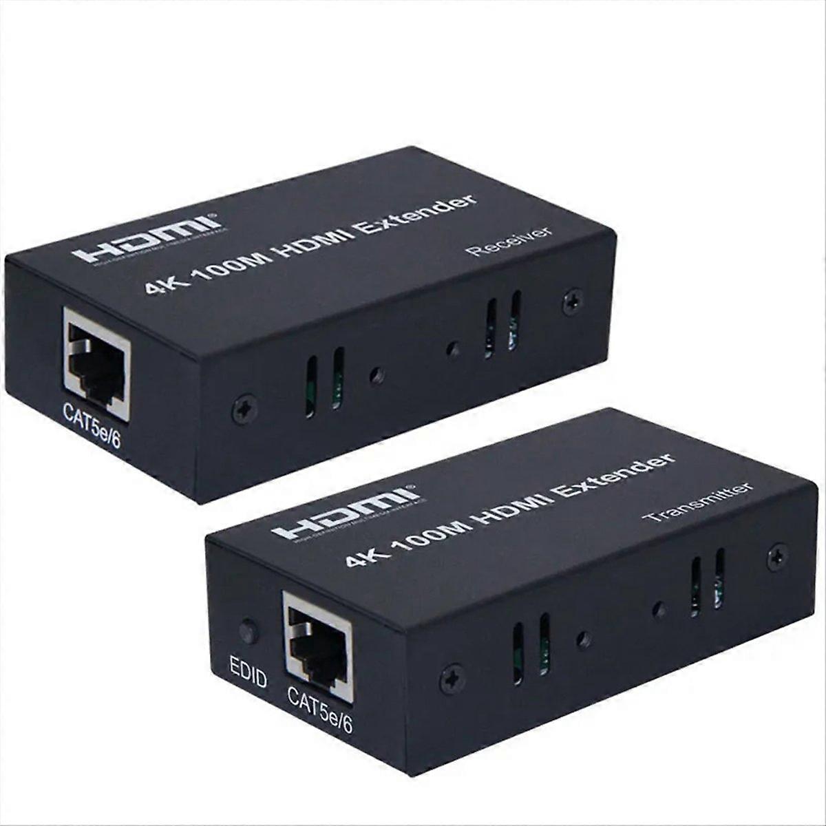 Trasmettitore e ricevitore extender compatibile 4K 100M EU PLUG