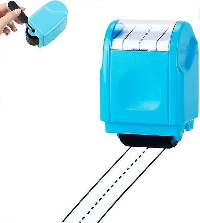 Race Track Stamp Roller, Car Track Stamp Roller, Dashed Handwriting Lines Practice Roller Compatible with Blue Writing Guides