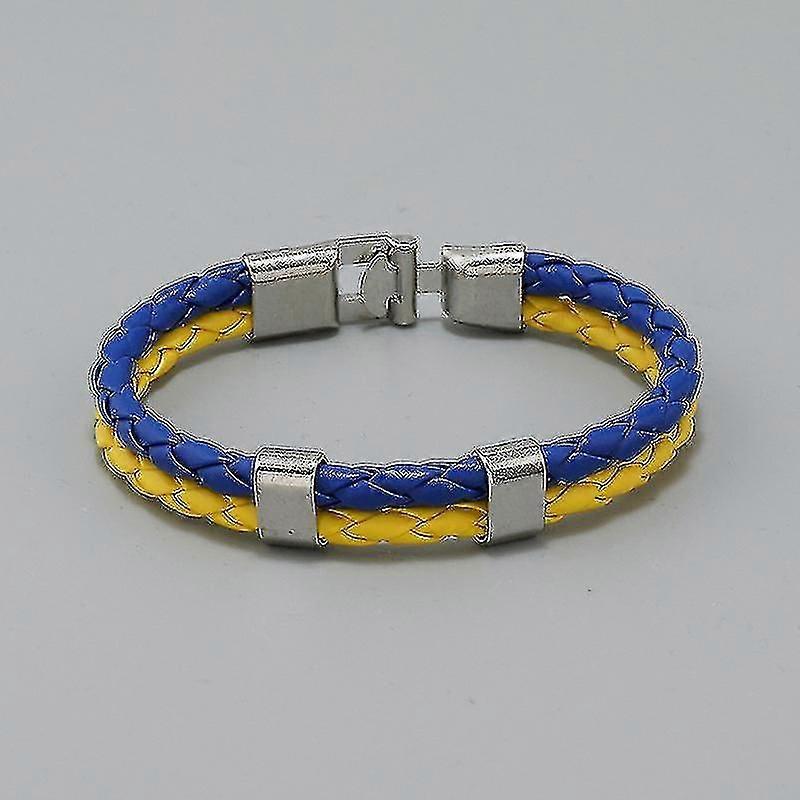 2kpl Uusi Ukrainan lippu väri rannekoru-Ukraina