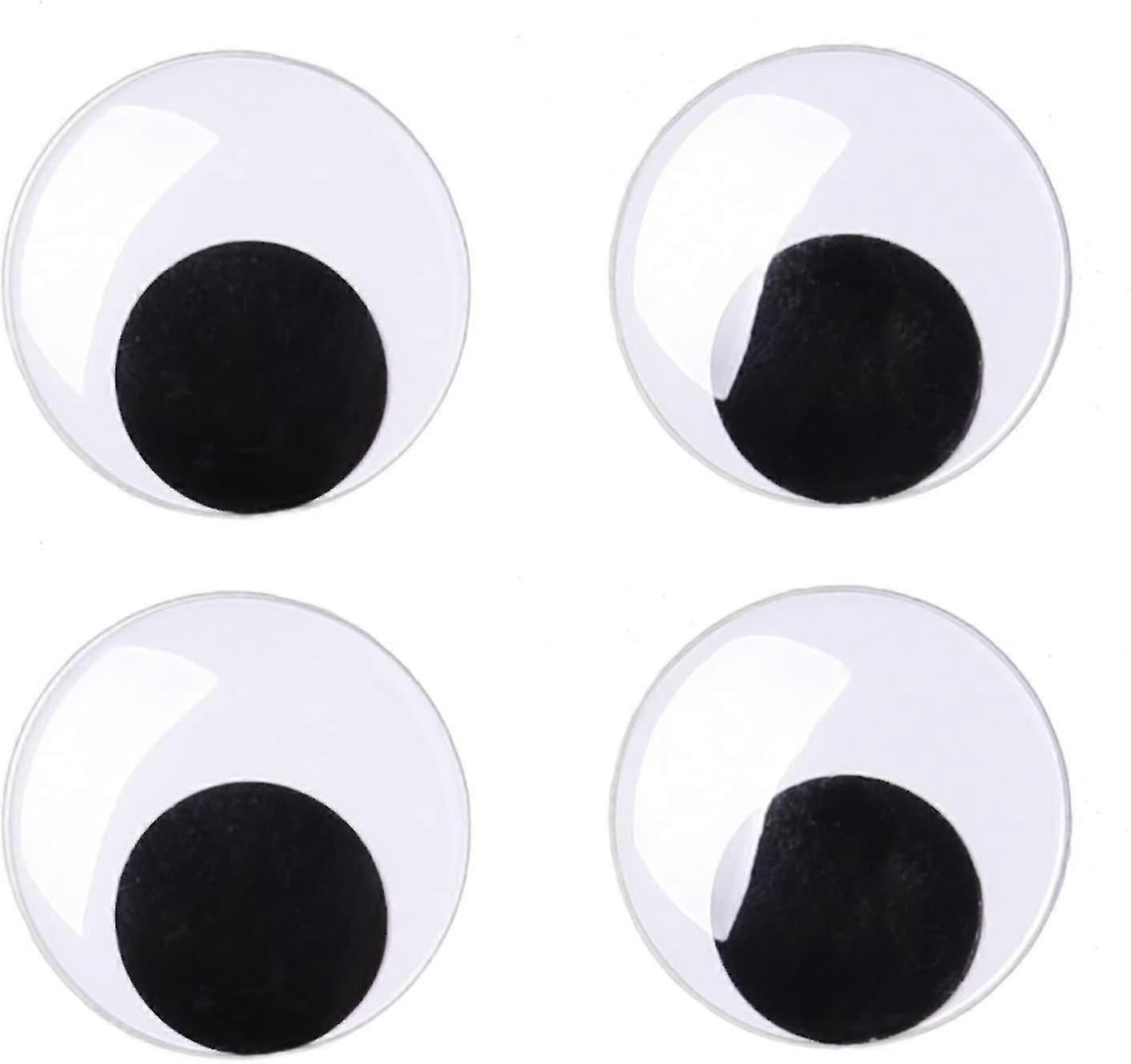 3 Inches Giant Wiggle Eyes With Self Adhesive, 4 Pack