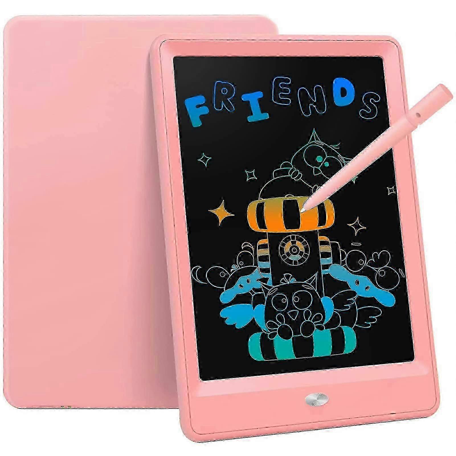 Lcd Writing Tablet, 10 Inch Doodle Board Drawing Tablet(pink)