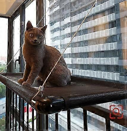 Cat Hammock - PVC Mesh - Black