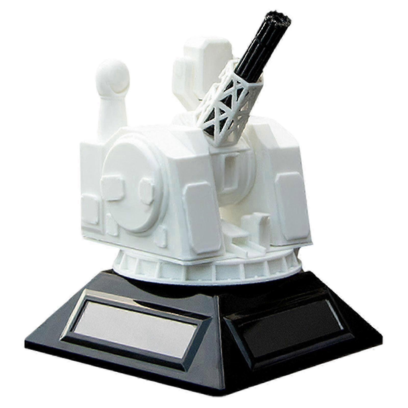 Solar Powered Militaries Model Rotating Ornament for Studio Auto Tabletop