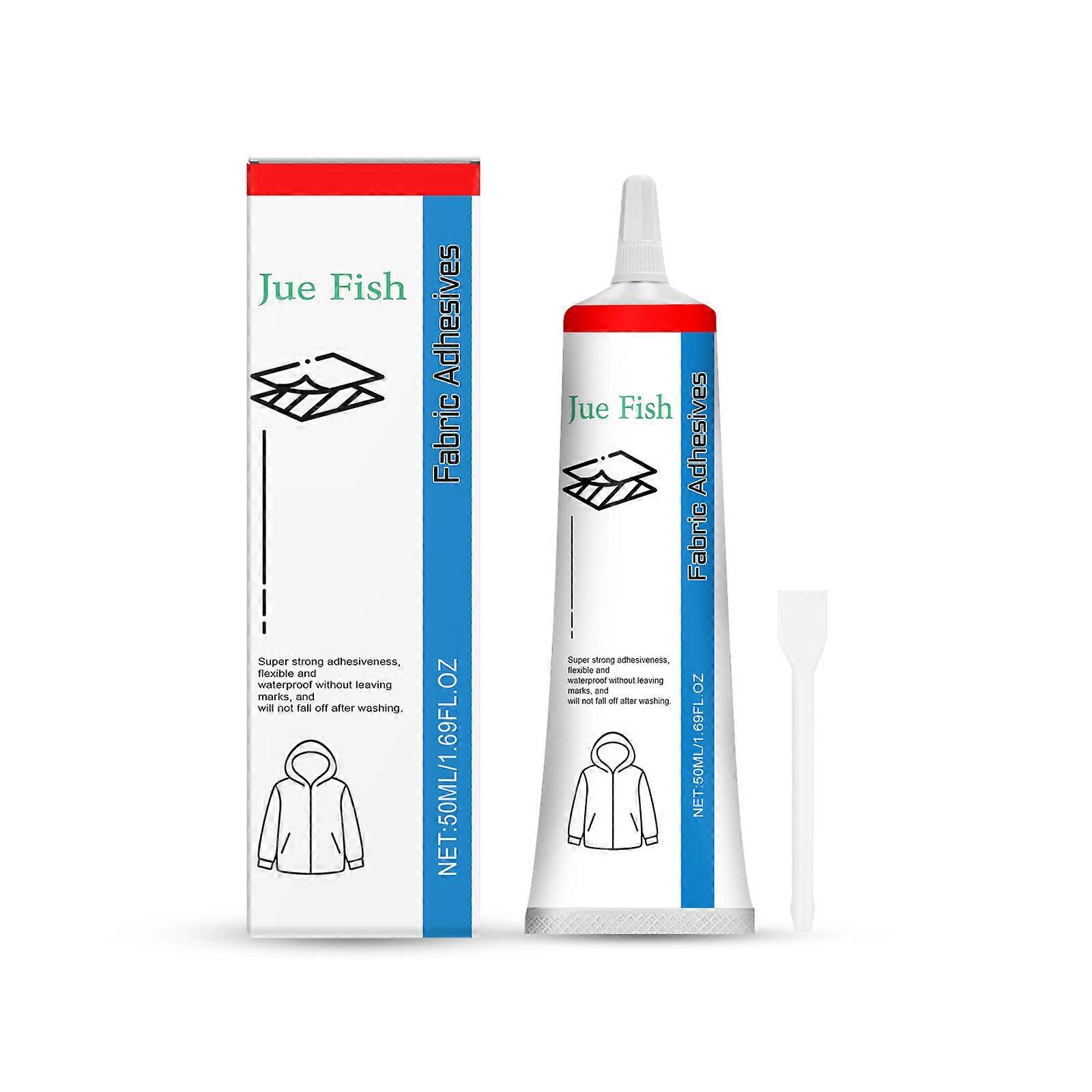 Jue Fish Transparent Fabric Adhesive, Fabric Bonding Patch,