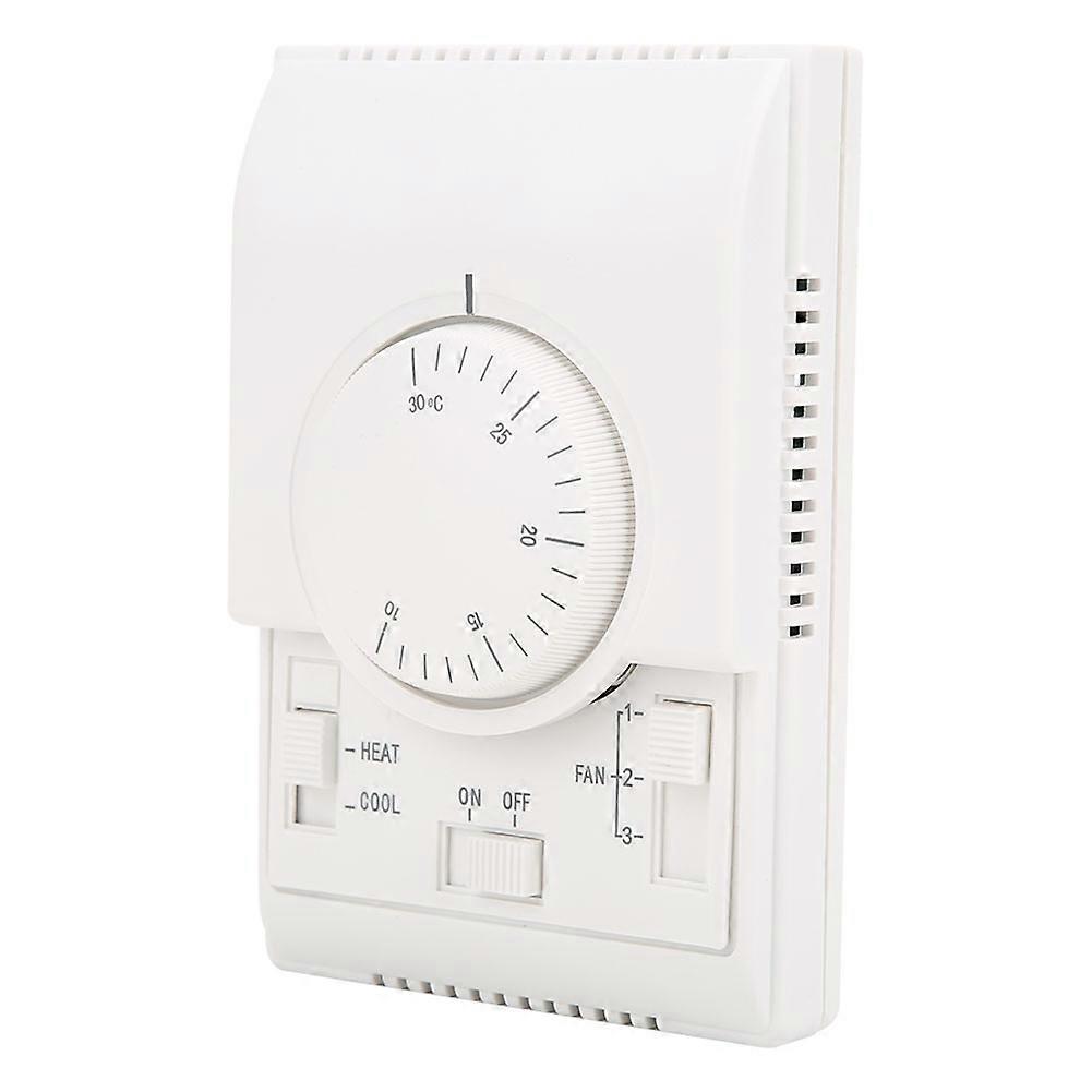 Mechanical Temperature Controller Surface Mounted Air Conditioner Thermostat 10-30℃ AC220V