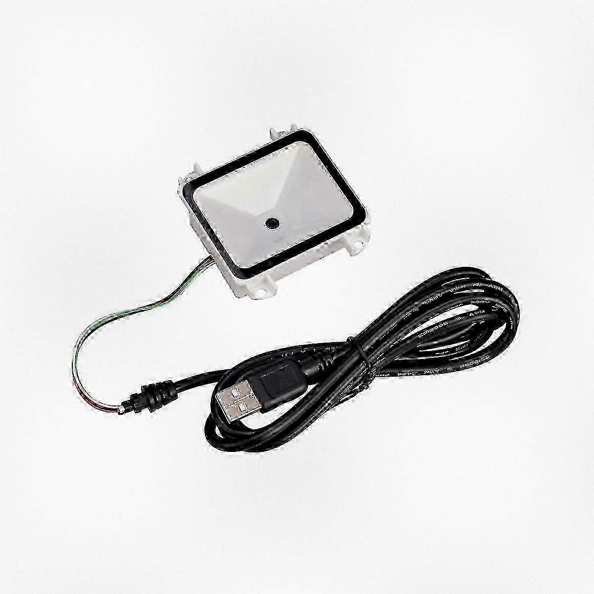 USB QR Barcode Scanner with RS232 & TTL Interface for Kiosks & Fixed Installations: 2D Barcode Reader for Embedded Systems