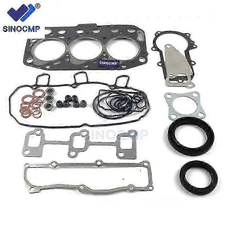 3tnv70 3d70e Engine Overhaul Gasket Kit Ym119515-01330 For Yanmar Excavator John Deer Loader Generator Xuv850d