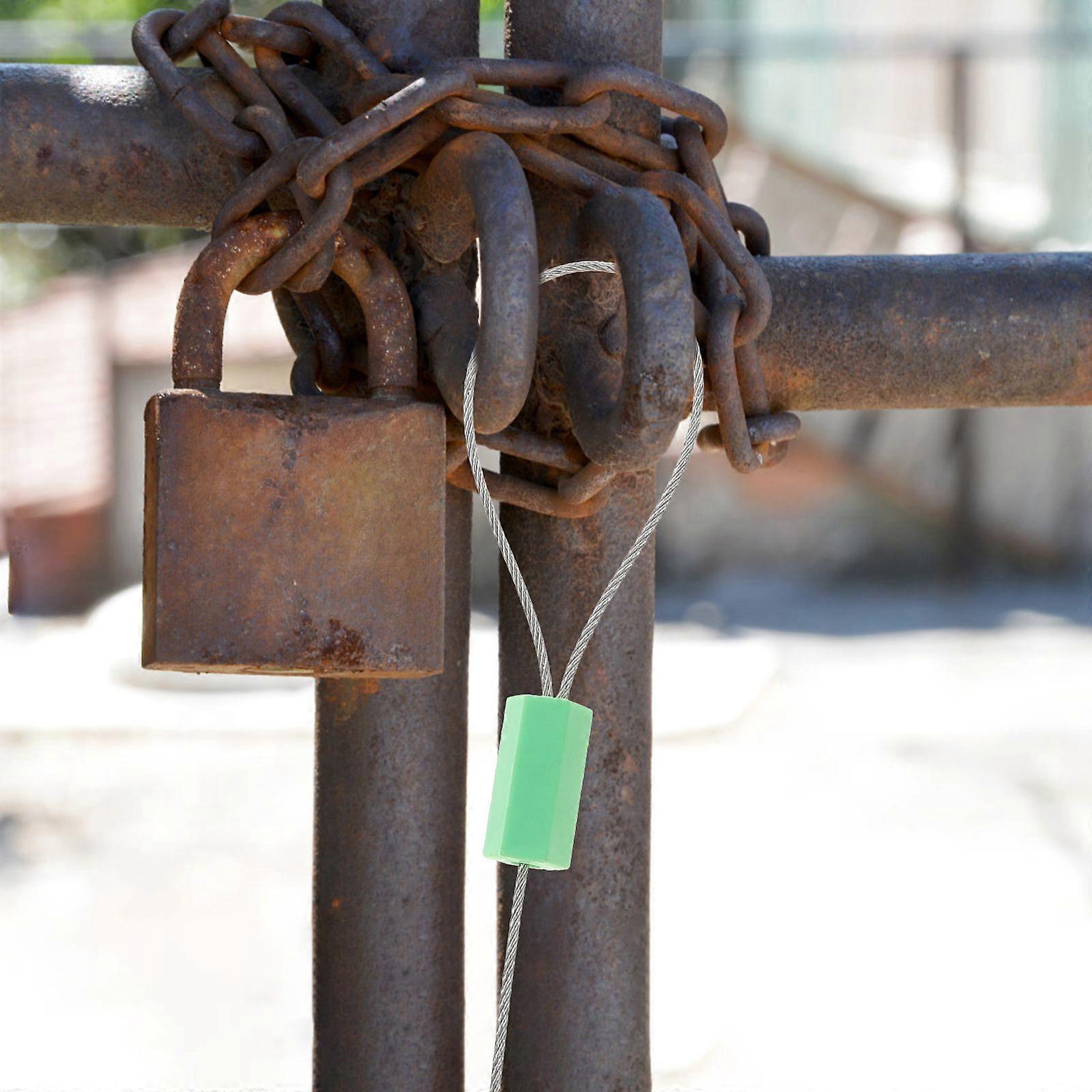 10pcs Cable Seal Self-locking Cable Seal Tamper Proof Tie Container Wire Tag