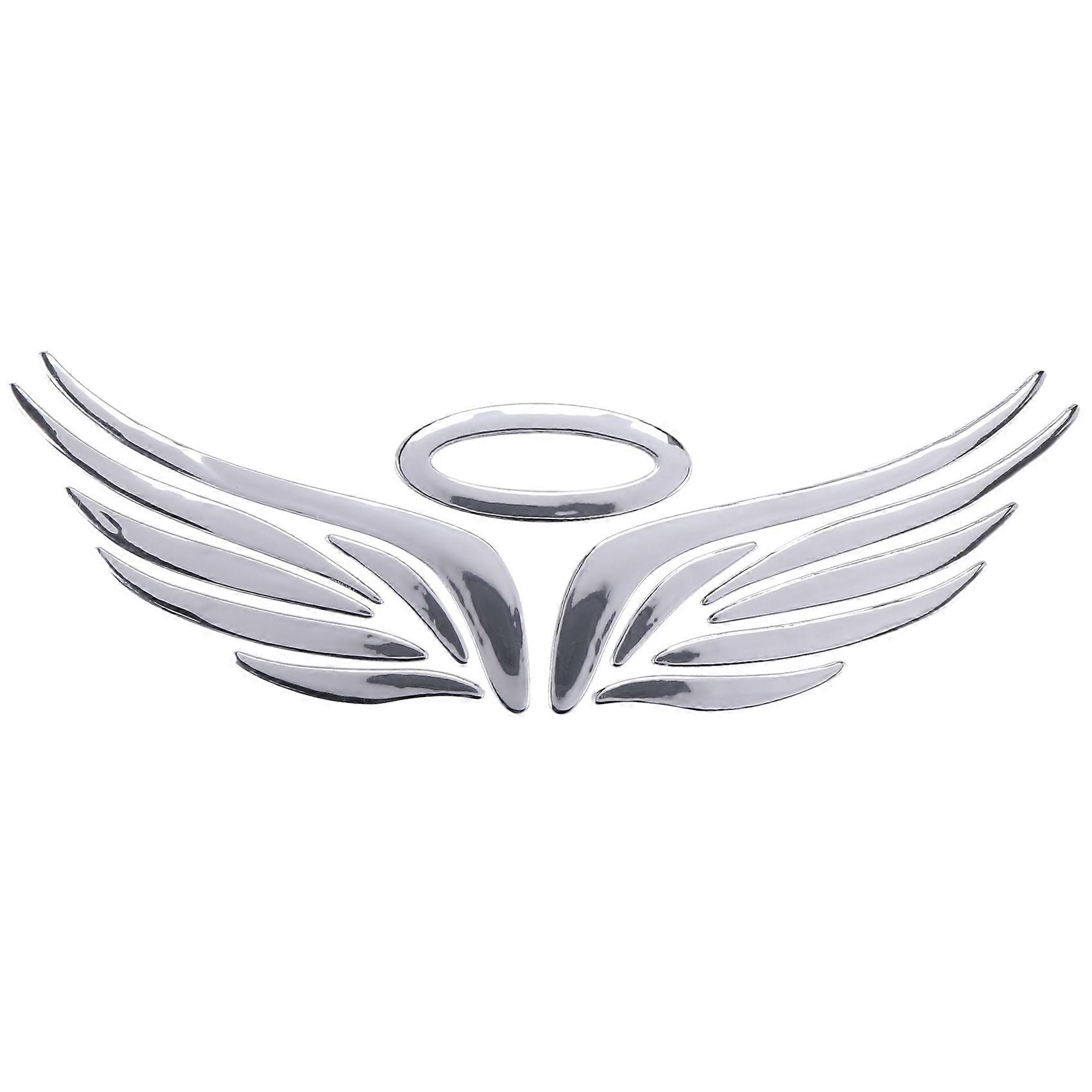 Car Emblem Decal Decoration Color Silver
