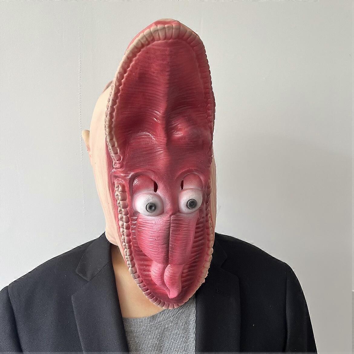 Cosplay Beetlejuice Adam Barbara Masks Halloween Party Masquerade Masks Props