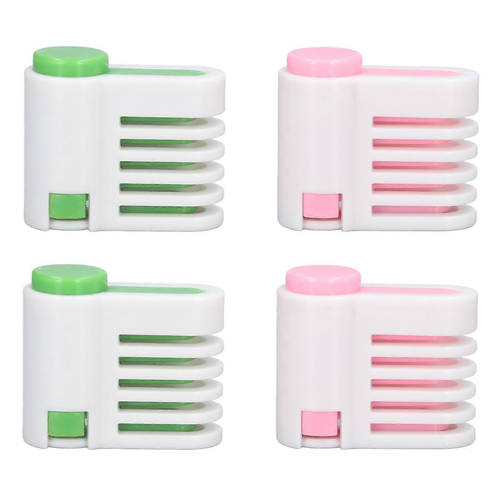 4Pcs DIY Cake Leveler Cutter Effective Layering 5 Layers Bread Slice Layering Auxiliary Divider for