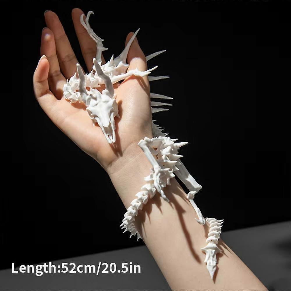 Full Body Movable Ornaments 3D Printed Animal Model New Dragon Skeleton Model