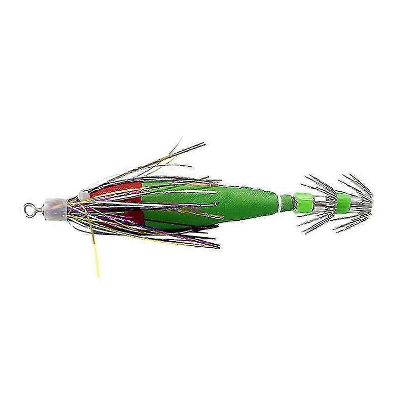 Luminously Squid Jigs Hook Shrimp Lures Baits Hard Artificial Shrimp Baits with Hook for Fishing Octopuses Cuttlefish