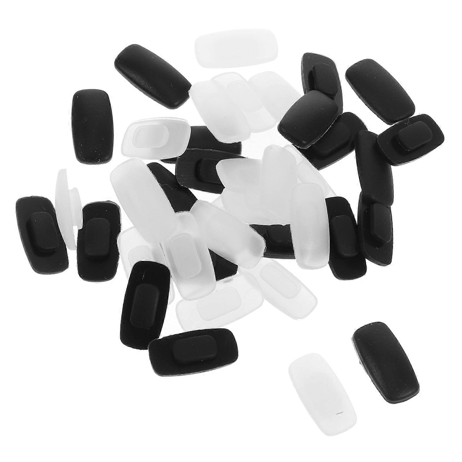 Silicone Nose Pads for Glasses Non-Slip Support 20Pairs Assorted Colors