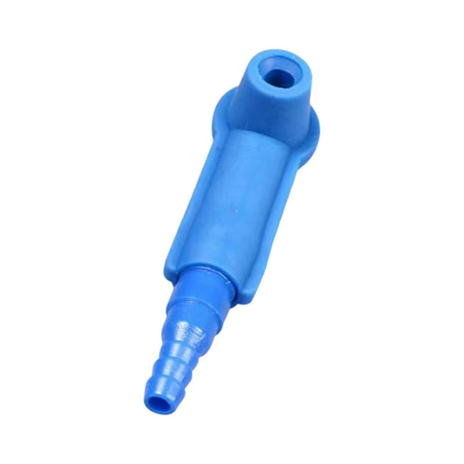 Brake Bleeding Tool 360° Rotation with Double Sealing, 90° Angled ABS Fluid Hose Connector for Auto Maintenance Blue