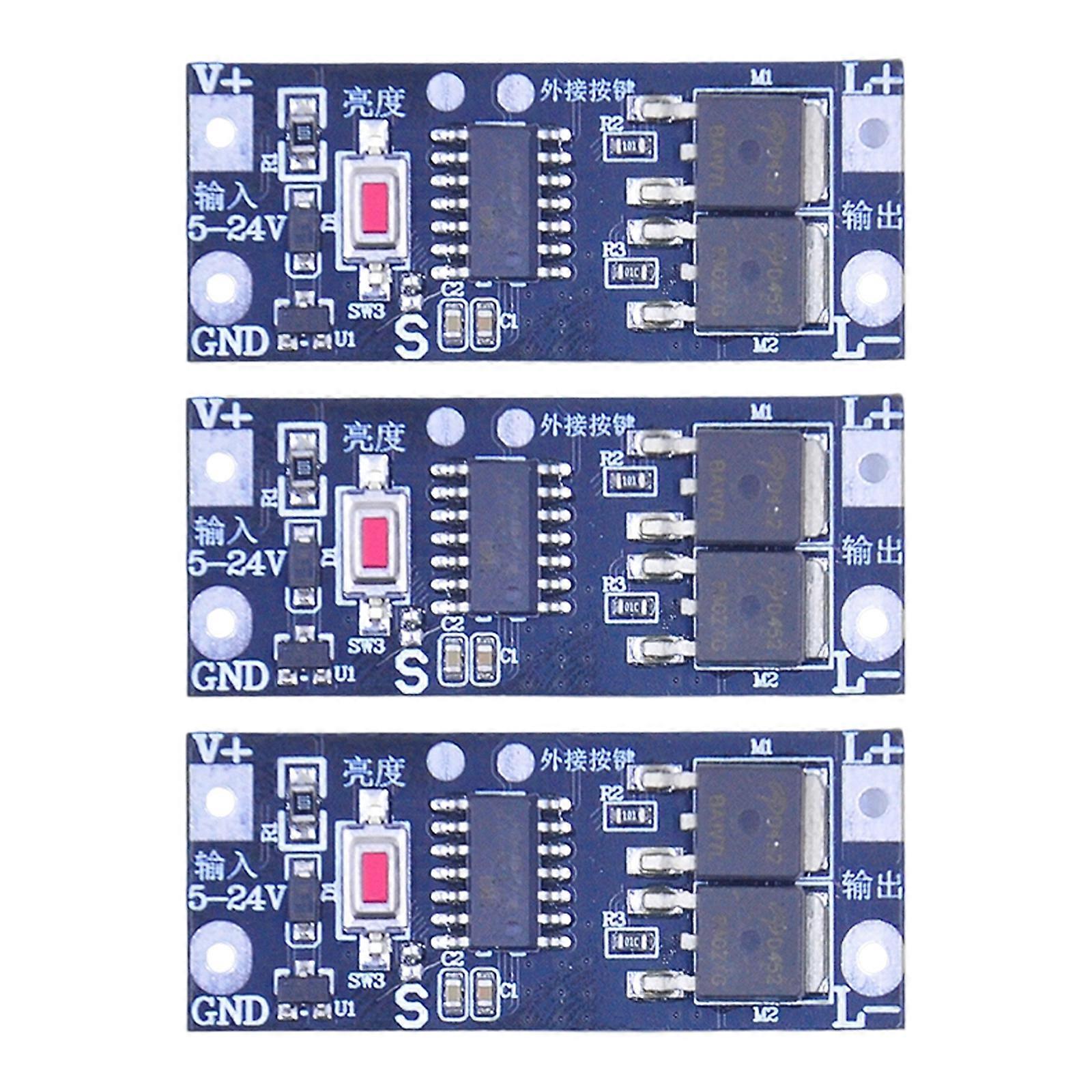 Low Voltages LED Light Driver with Customizable Fade In/Out Timing and Shortcircuits Prevention Multicolor