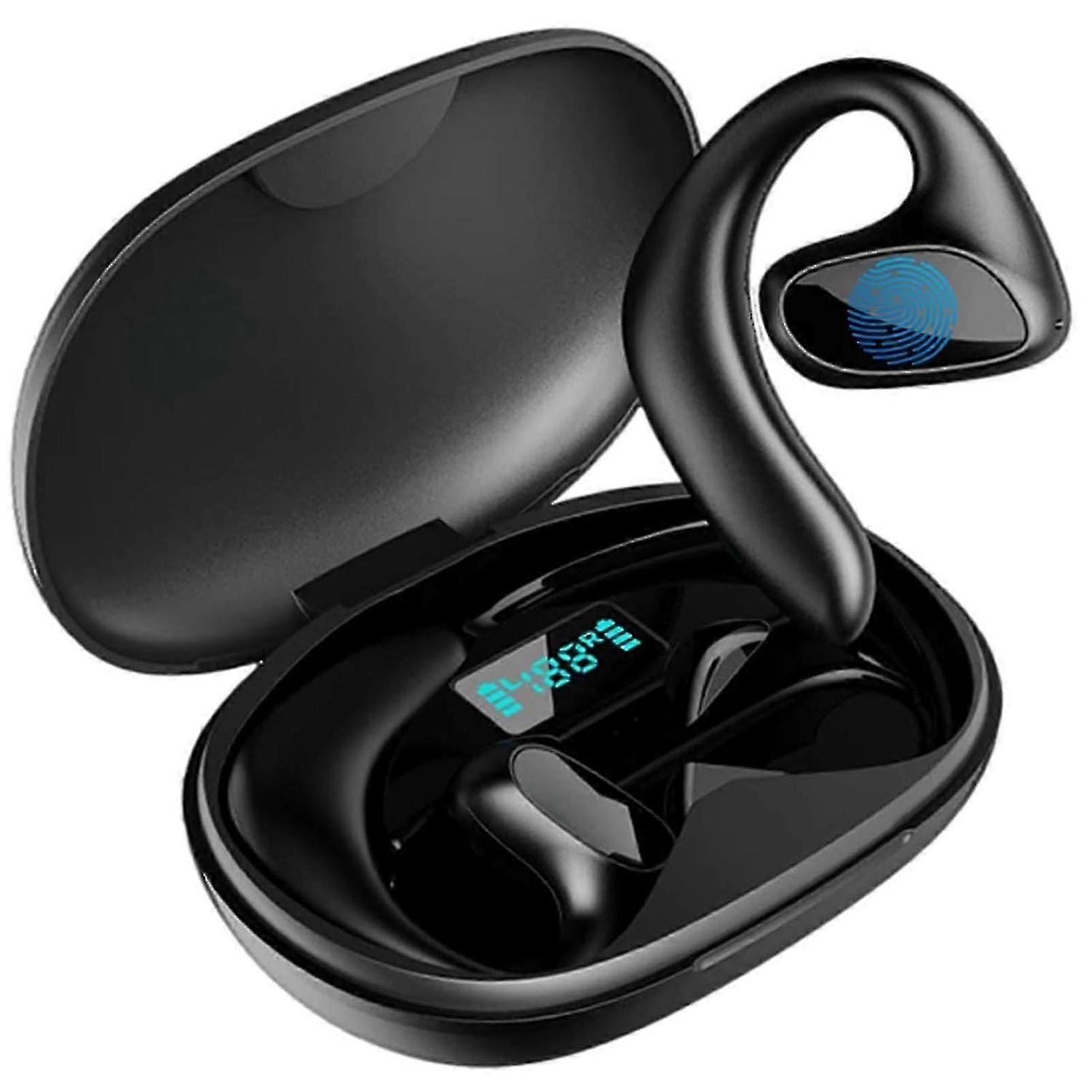 2025 Talkbuds Translator, Qinux Talkbuds, Translator-oortelefoons met Bluetooth en app (zwart)