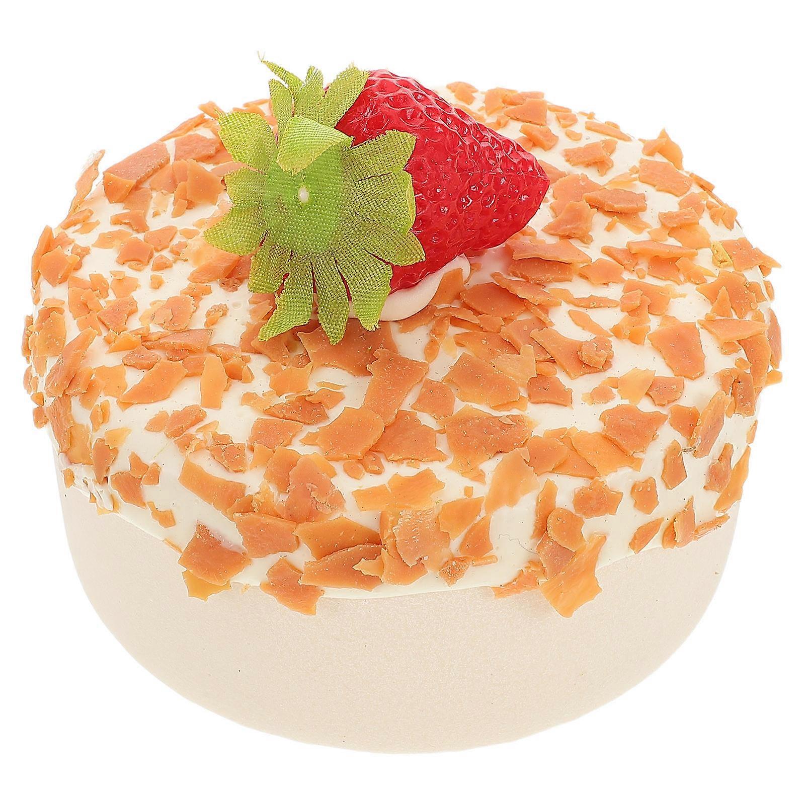 Simulation Cake Model Artificial Cake for Decoration 4-Inch Prop