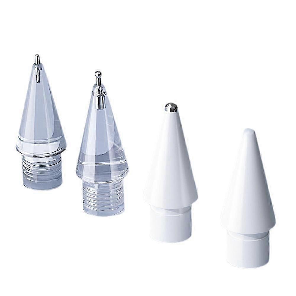 Replacement Pencil Tips 4 Pcs Thin Soft Nibs for Pro Pencil 1/2 Pro Stylus Fine Nib