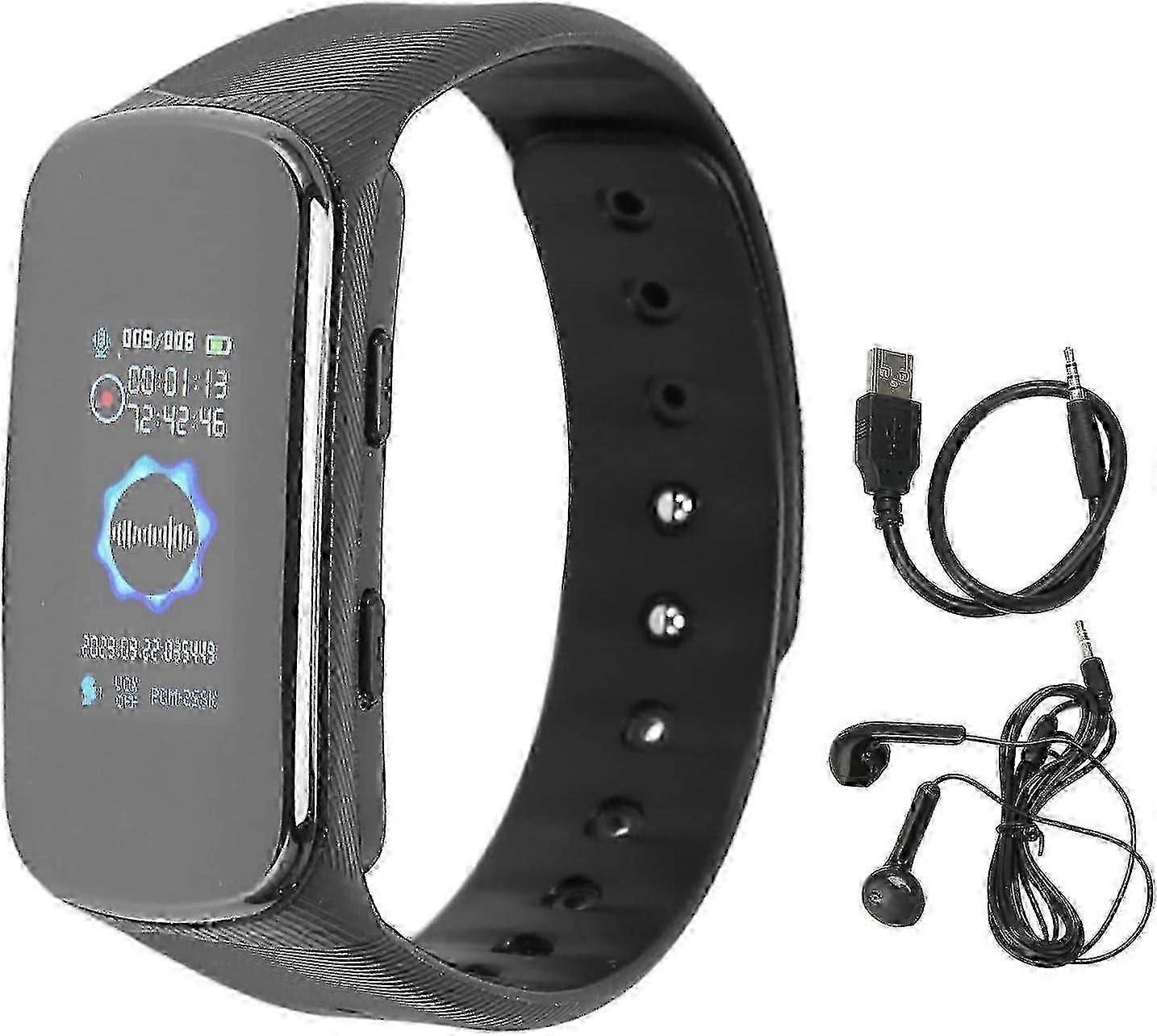 Watch Voice Recorder With Noise Reduction, Mp3 Hifi Function, Detachable Design, Voice Activated Recorder For Court