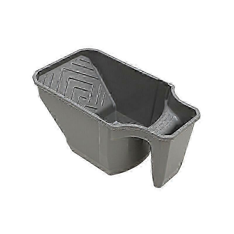 4-inch Handheld Paint Cup With Roller Holder - Durable PP Material, Large Capacity, Convenient For Brushes And Rollers