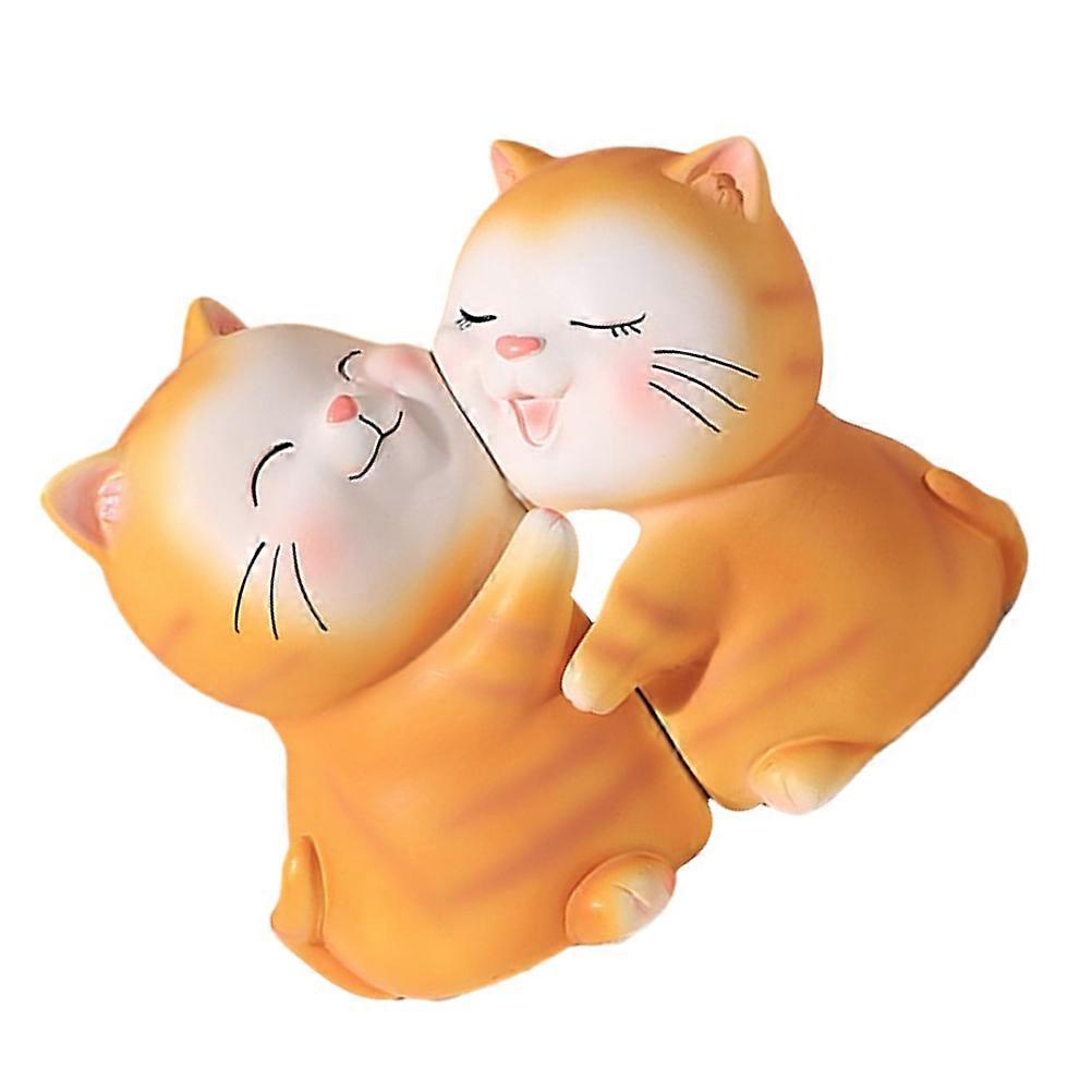 1 Pair Cat Hugging Bookends Office Bookend Book Stand Adorable Bookend Lovely Hugging Bookends