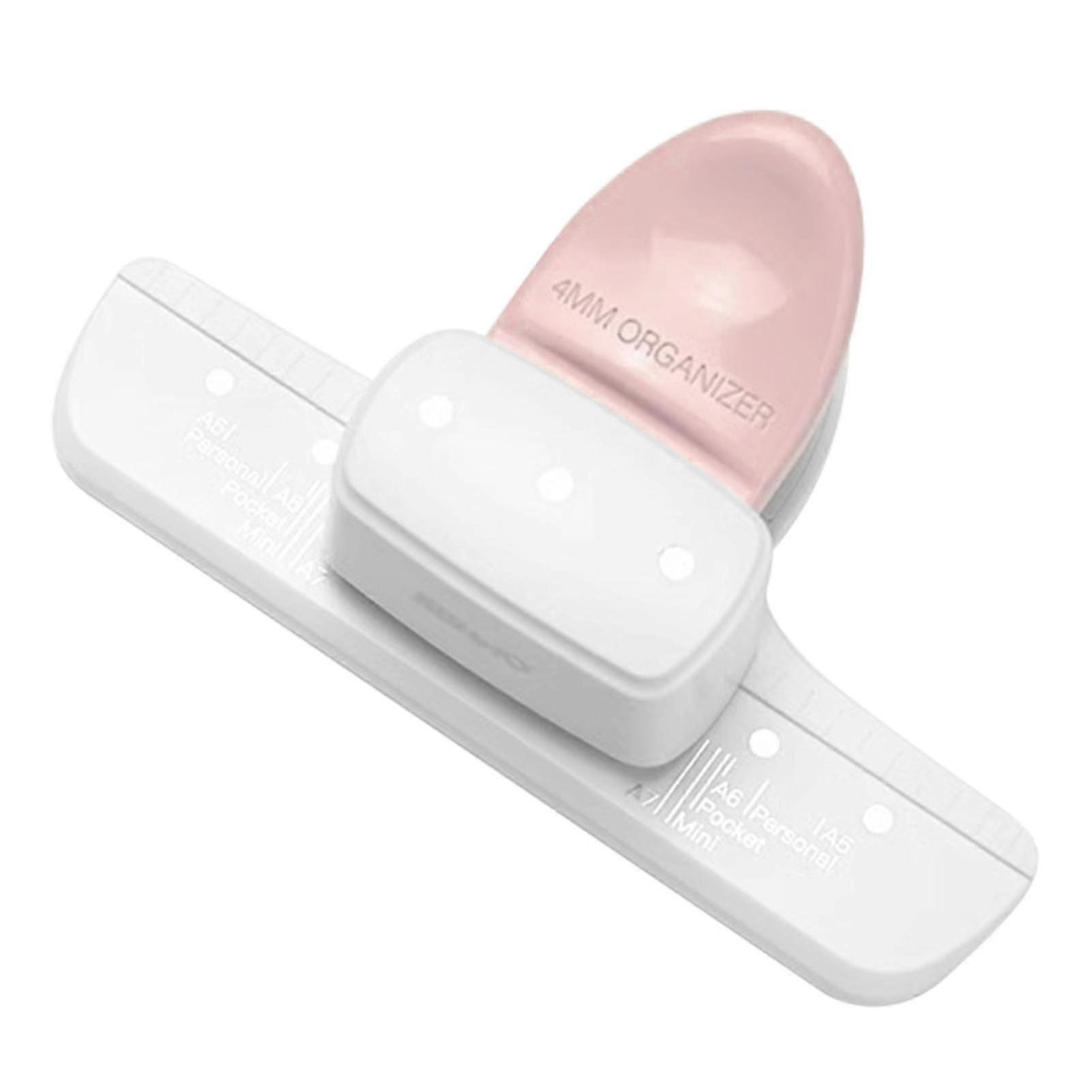 8 Sheet Capacity 3 Rings Hole Puncher, Multifunctional Manual Paper Punch Tool, for Scrapbooks Paper