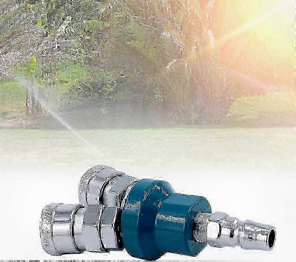 2-Port Quick Connect Air Compressor Multi-Hose Manifold Coupler Adapter for Pneumatic Equipment