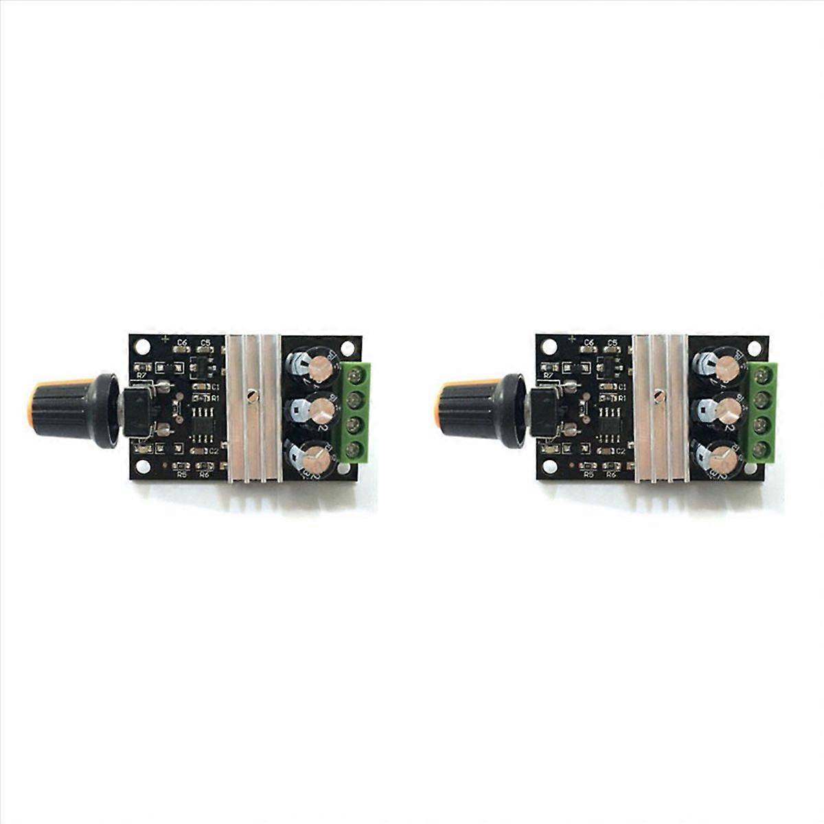 2X DC 6V 12V 24V 28VDC 3A 80W PWM Motor Speed Controller Regulator Adjustable Variable Speed Control