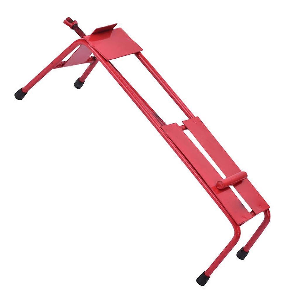 Rectangular Sharpening Stone Holder Designed For Home Users Durable Iron Construction Red 1Pcs