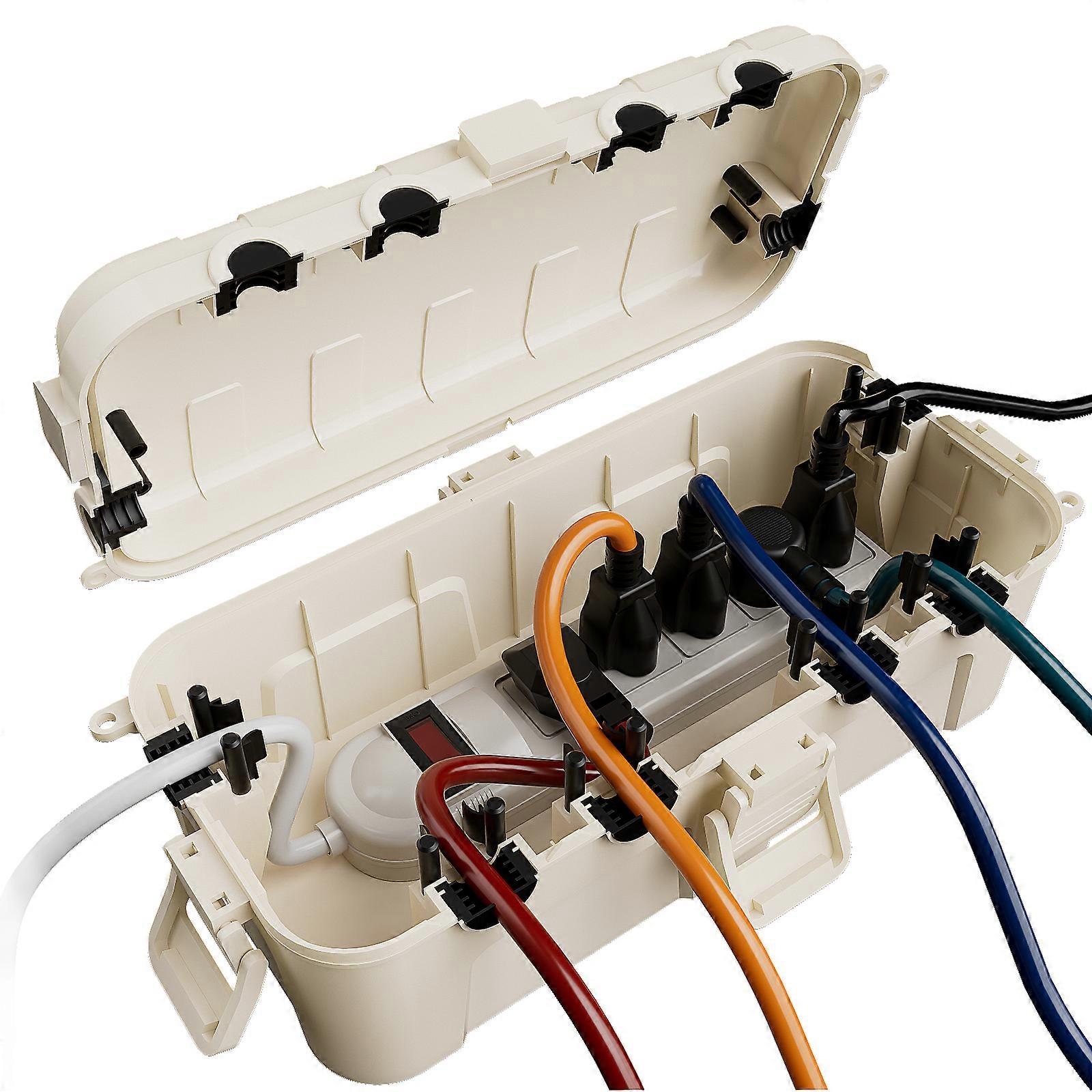 Waterproof Outdoor Electrical Box, Available in 10 Color Options, Weatherproof Connection Box for Protecting Plugs and Sockets