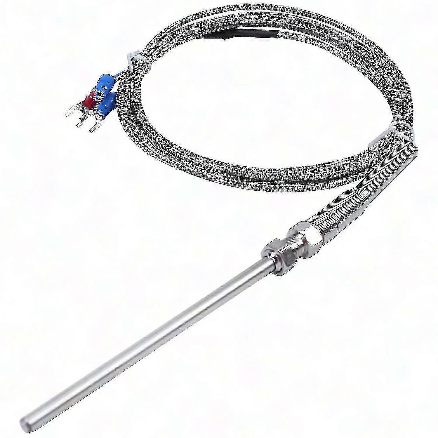 PT100 Temperature Probe with 2m Extension Lead (-50C to 400C Range)
