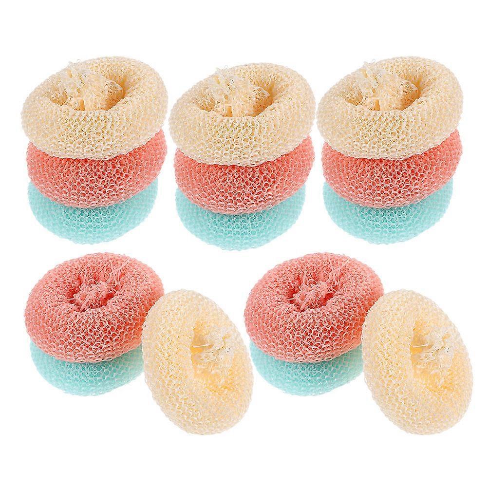 15Pcs Kitchen Scrubbers for Dish Washing Multi Colored Pads