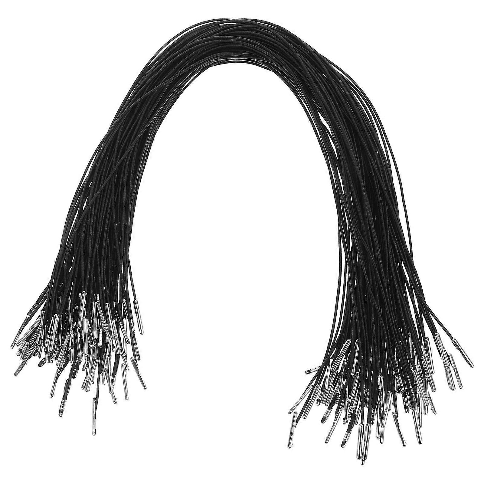Black Elastic Rope for Hat and Mask Making with 100Pcs Quantity