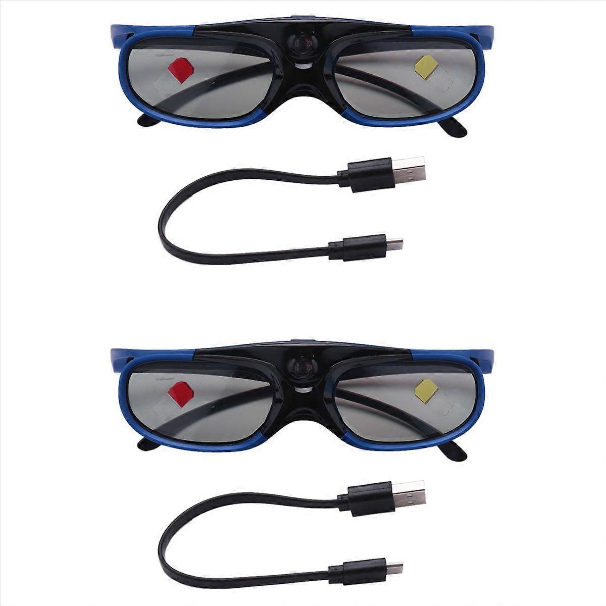 Rechargeable DLP Link 3D Glasses Active Shutter Eyewear for 