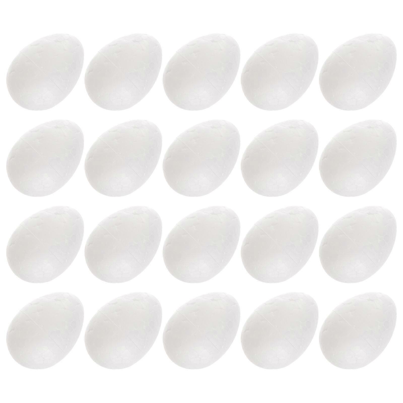 50pcs 3.5cm Durafoam Eggs  DIY Easter Egg Crafts Eggs