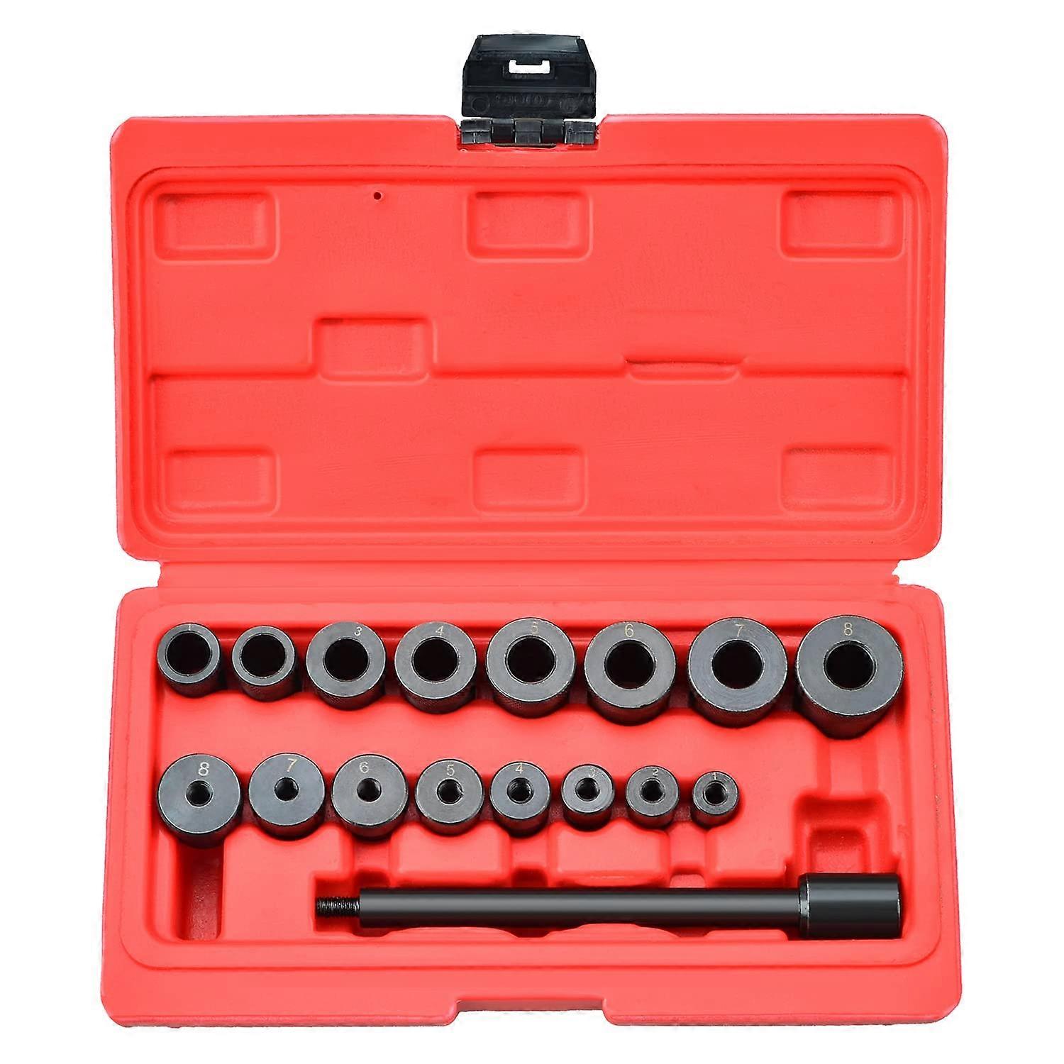 17 Pcs Universal Clutch Alignment Tool Kit for Cars and Vans with Multiple Pilot Sizes
