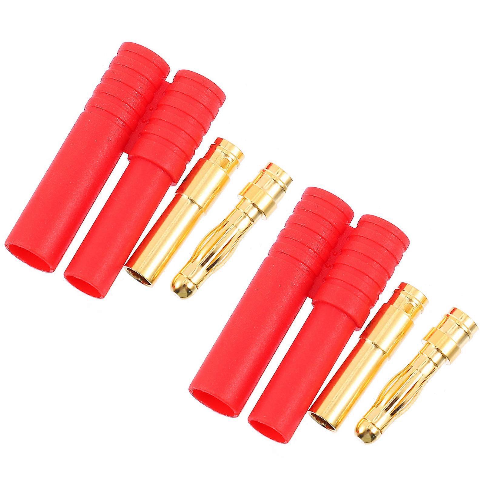 Bullet Banana Plug for Speaker with 2Pcs Solder Type Replacement Connectors