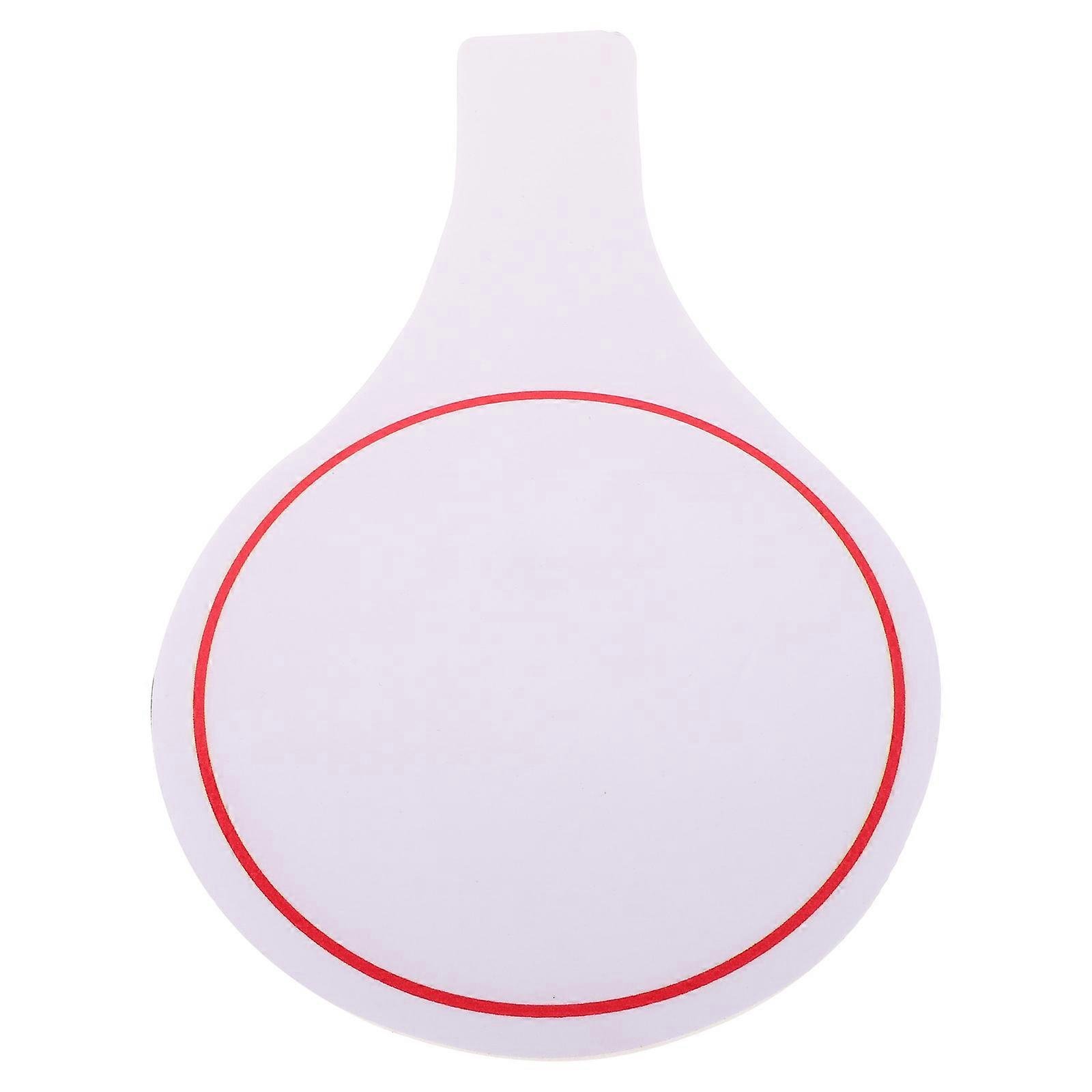 Handheld Foam Whiteboard for Outdoor Performance Scoring and Voting with Clear Visibility and Reusable Surface .5 x 16.5 inches