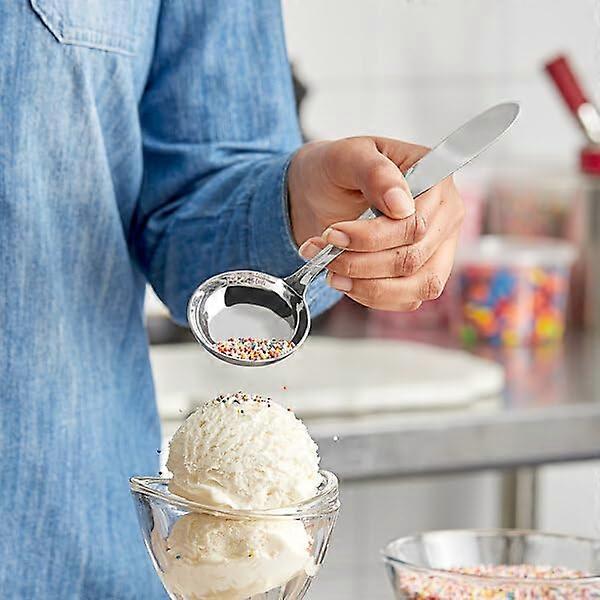 1 oz Stainless Steel Serving Ladle with Solid Bowl for Precise Portion Control