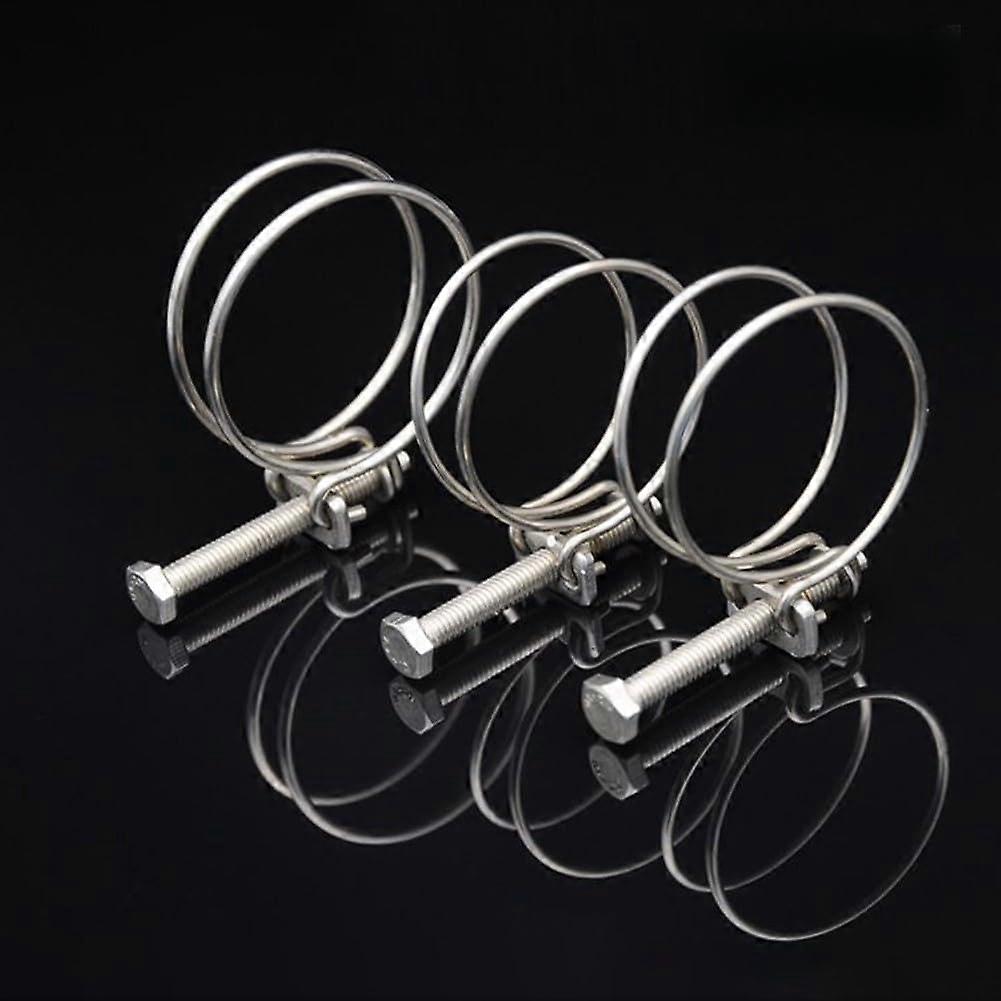 Dual Wire Hose Clamps 914mm Bolt Clamp Set Heavy Duty Clips for Secure Hose Connection
