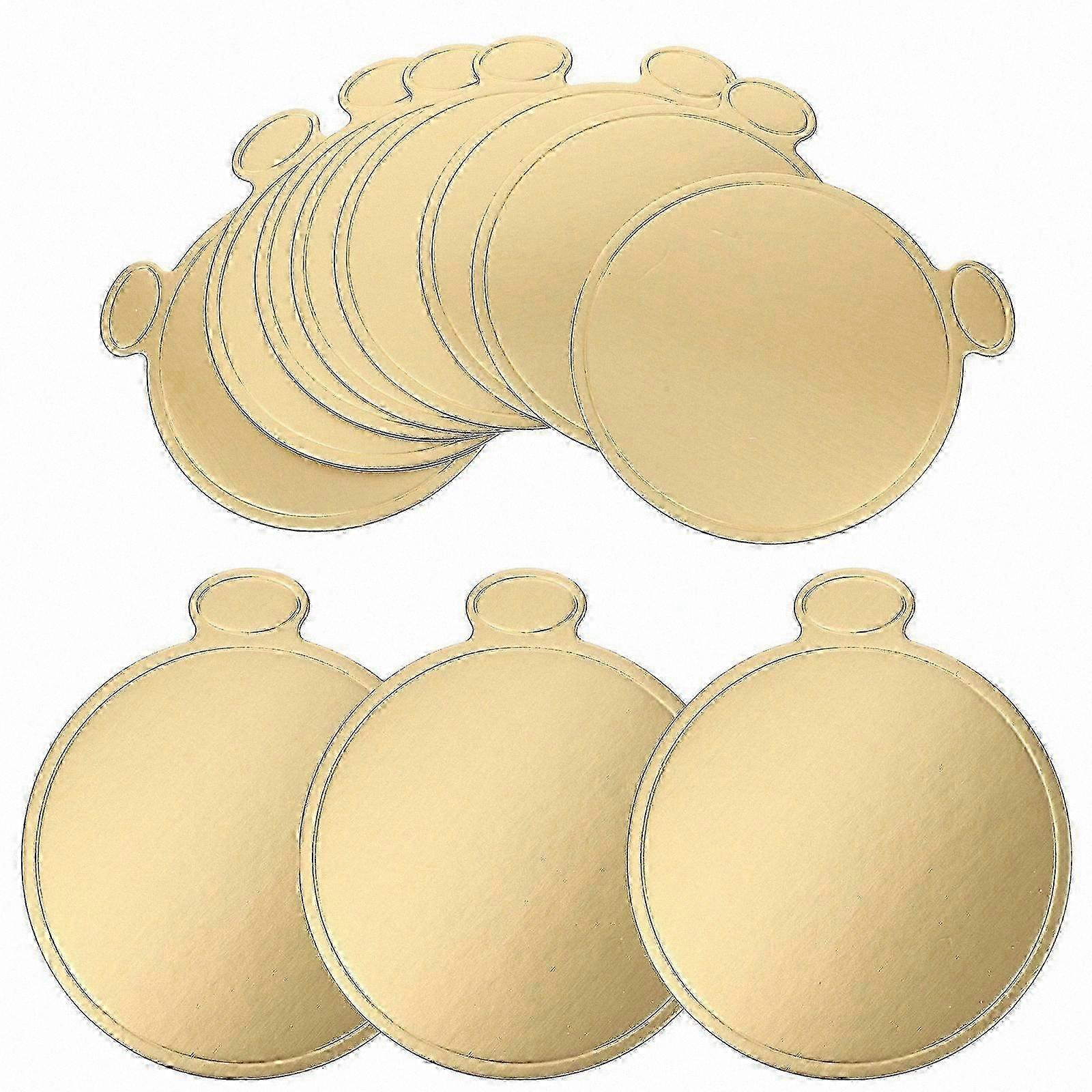 100-Pack Mini Cake Boards, Cardboard Cake Sheets for Home Baking and Decorating Projects