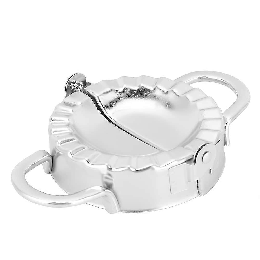 Stainless Steel Dumpling Maker Press with Quick Seal Design for Easy Kitchen Use, Silver