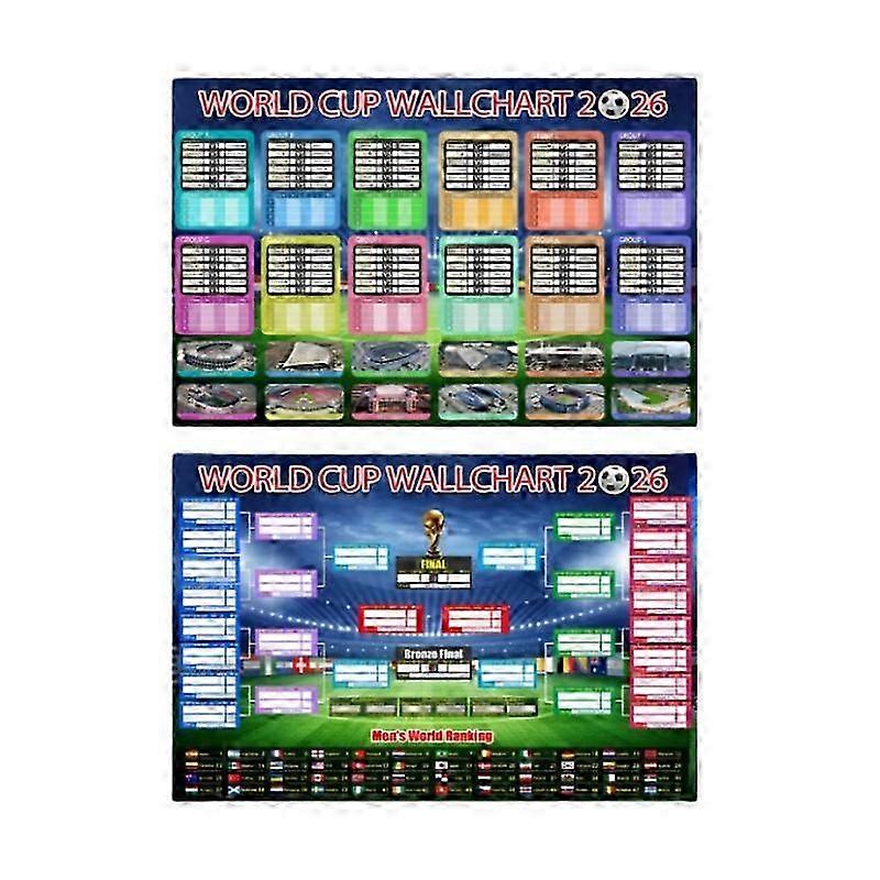 2026 World Cup Schedule Poster