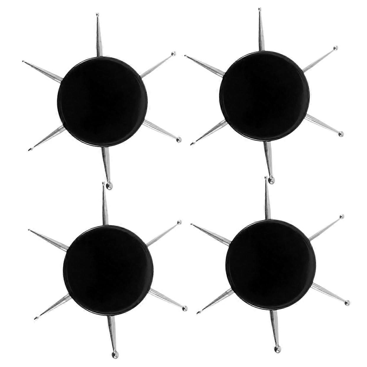 4pcs Circular Nail Dotting Tools Set with Multiple Tip Sizes for Precise Professional Nail Art